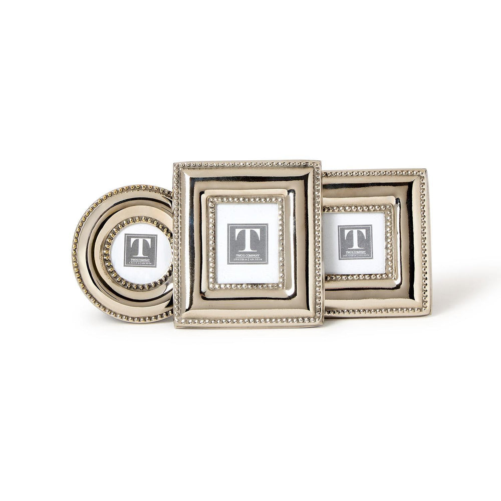 Silver Bead Mini Frame