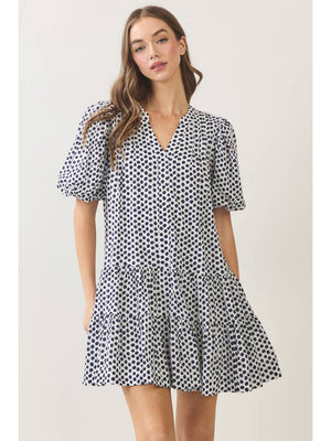 Polka Dot Mini Dress