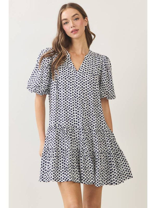 Polka Dot Mini Dress