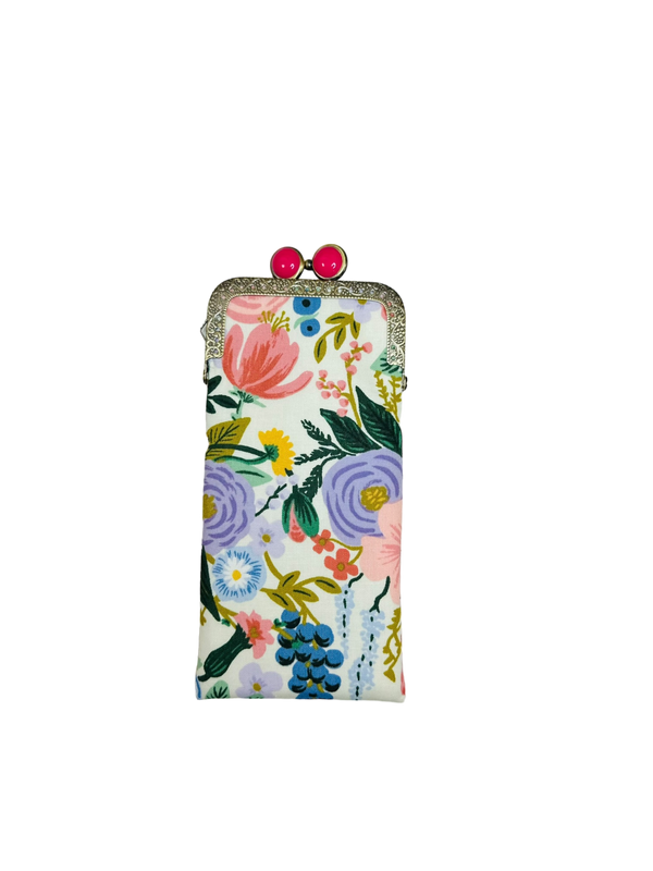 Kiki & Syds Eyeglass Case - Garden Party Ivory
