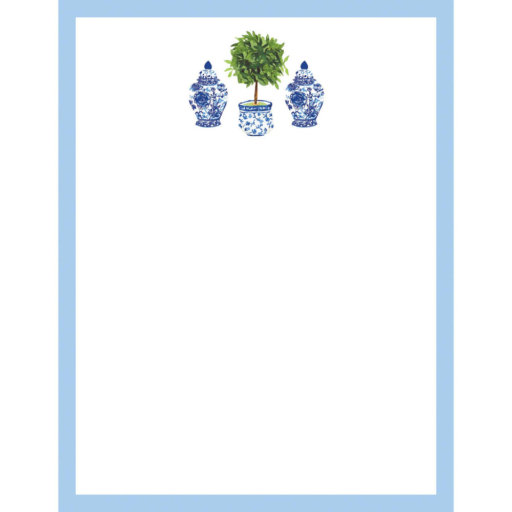 Chinoiserie Topiary Notepad