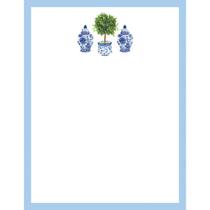 Chinoiserie Topiary Notepad