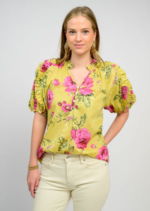 Ruffle and Roses Top