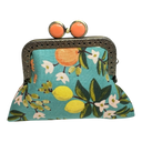 Kiki & Syds Mini Clutch Coin Purse - Citrus Teal