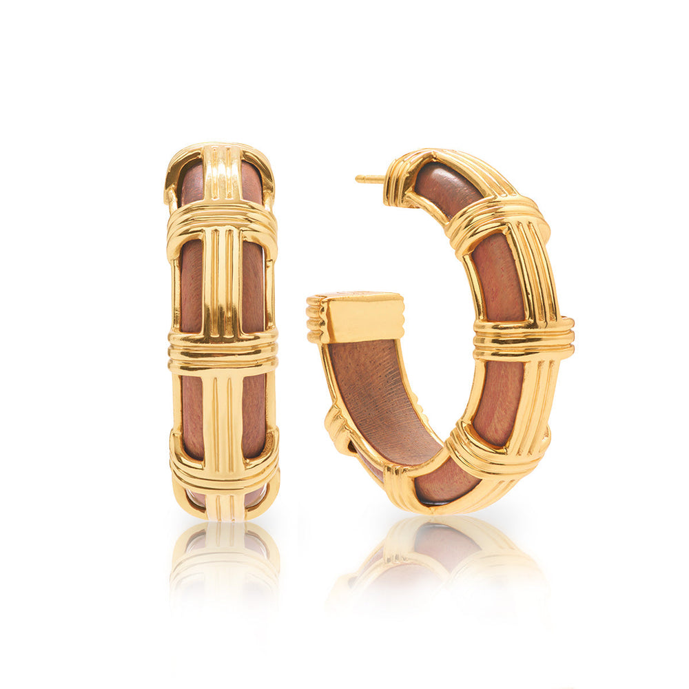Gaia Cage Hoop Earrings