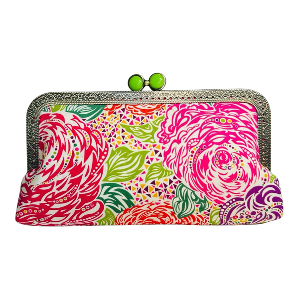 Kiki & Syds Clutch Purse - Floral Mosaic