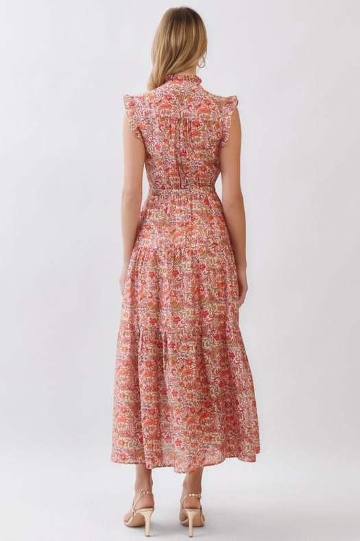 Floral Tiered Maxi Dress