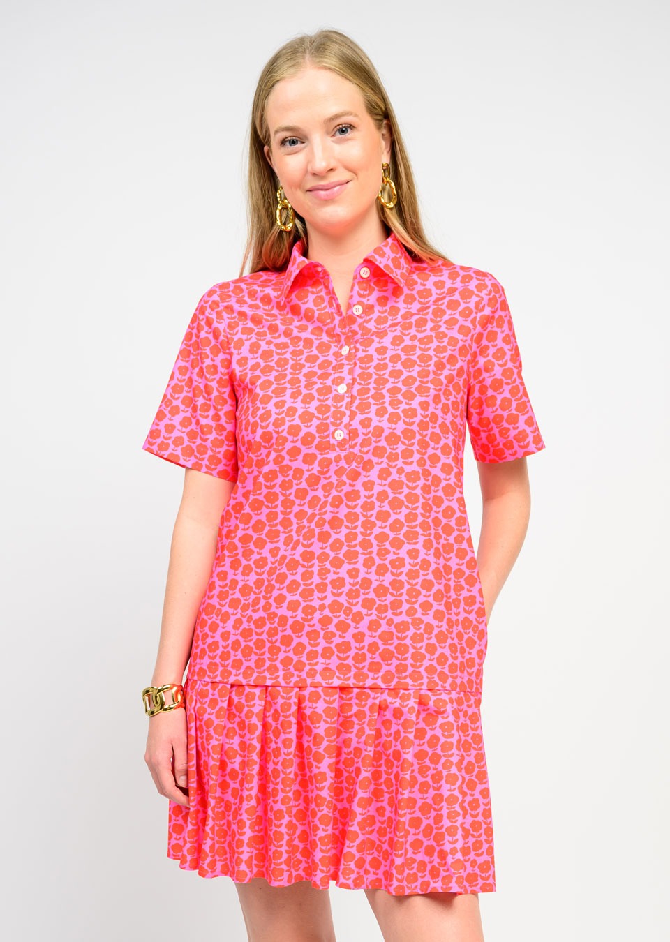 Puffy Daisy Mini Dress