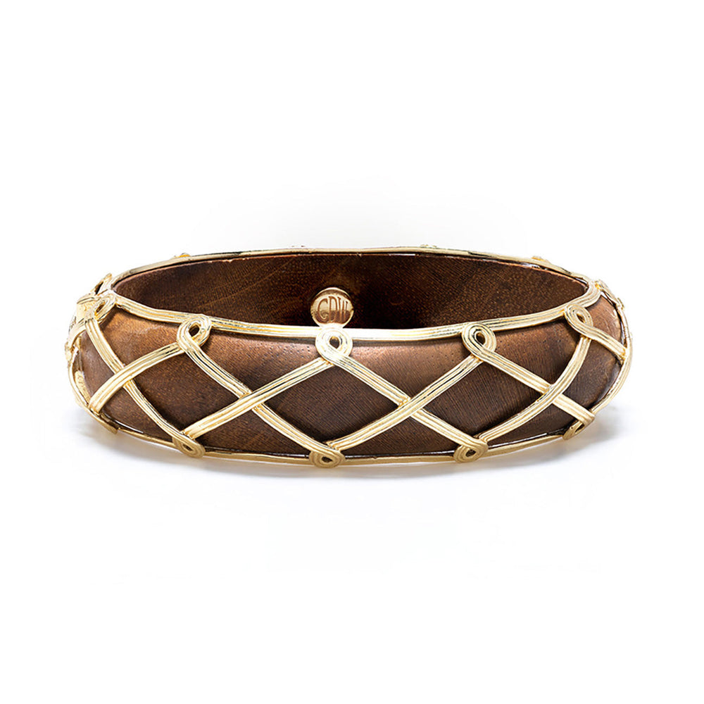 Earth Goddess Hinged Bangle