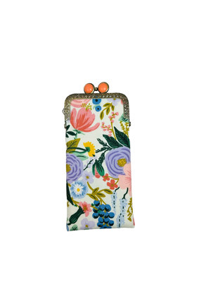Kiki & Syds Eyeglass Case - Garden Party Ivory