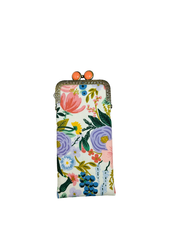 Kiki & Syds Eyeglass Case - Garden Party Ivory