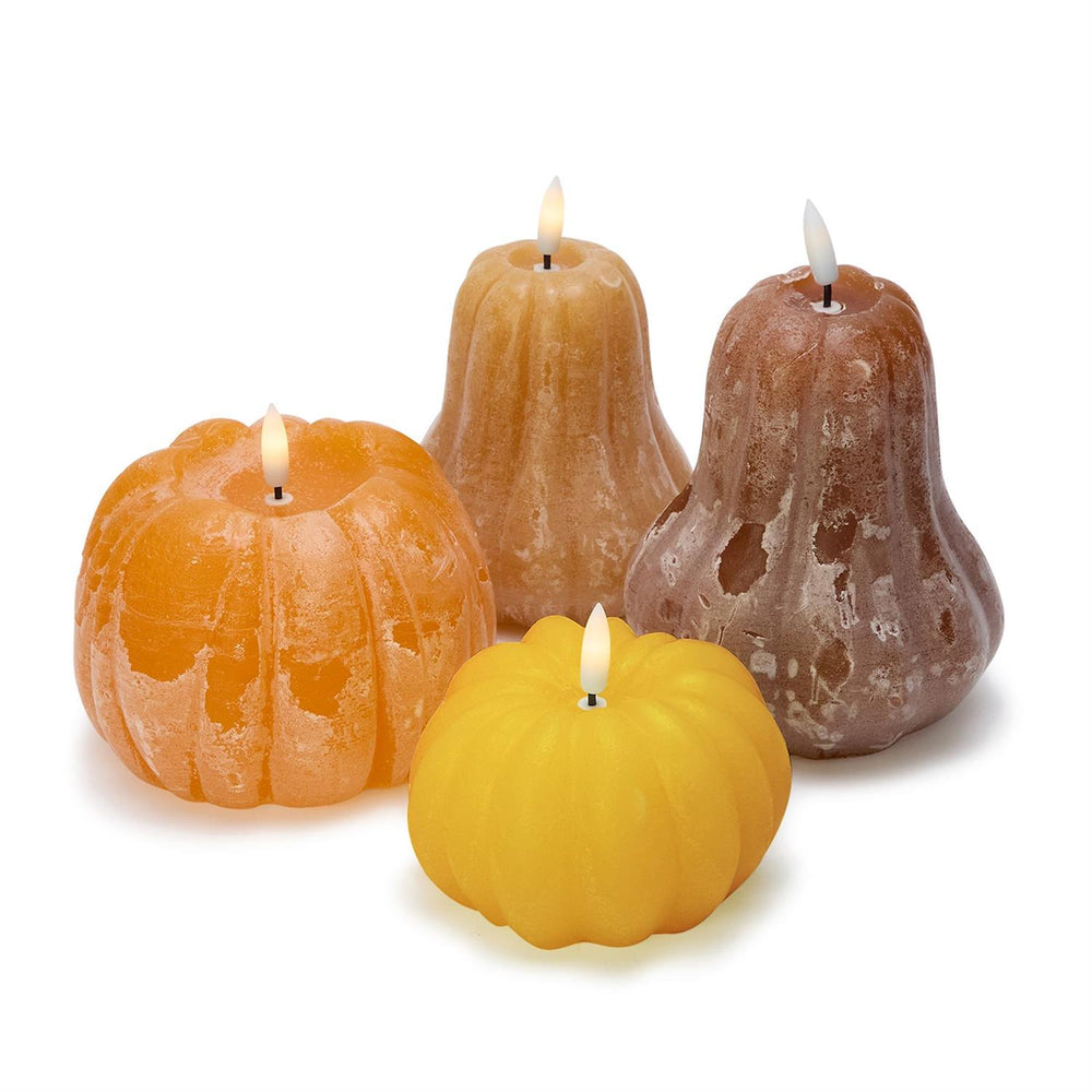 Flameless Pumpkin LED Decor Candle