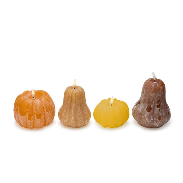 Flameless Pumpkin LED Decor Candle