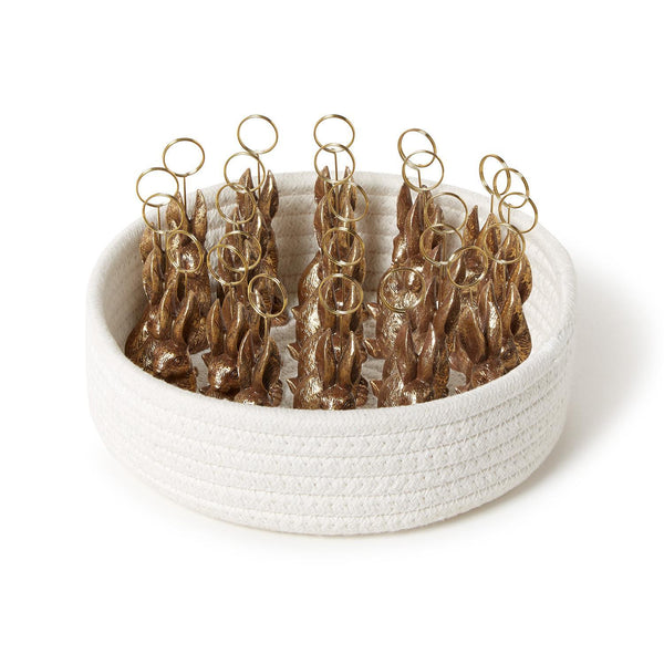 Golden Bunny Place Card