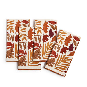 Falling Leaves Set of 4 Cloth Napkins