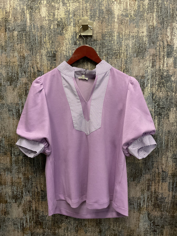 Solid & Stripe Top