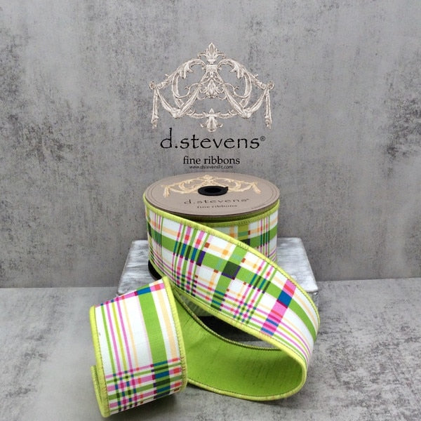 Poplin Colorful Plaid Ribbon