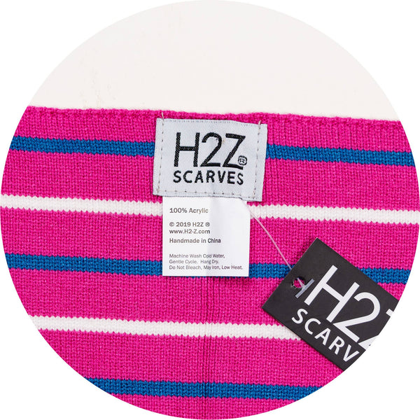 Sunrise Stripes - 17" x 41" Faux Sweater Scarf