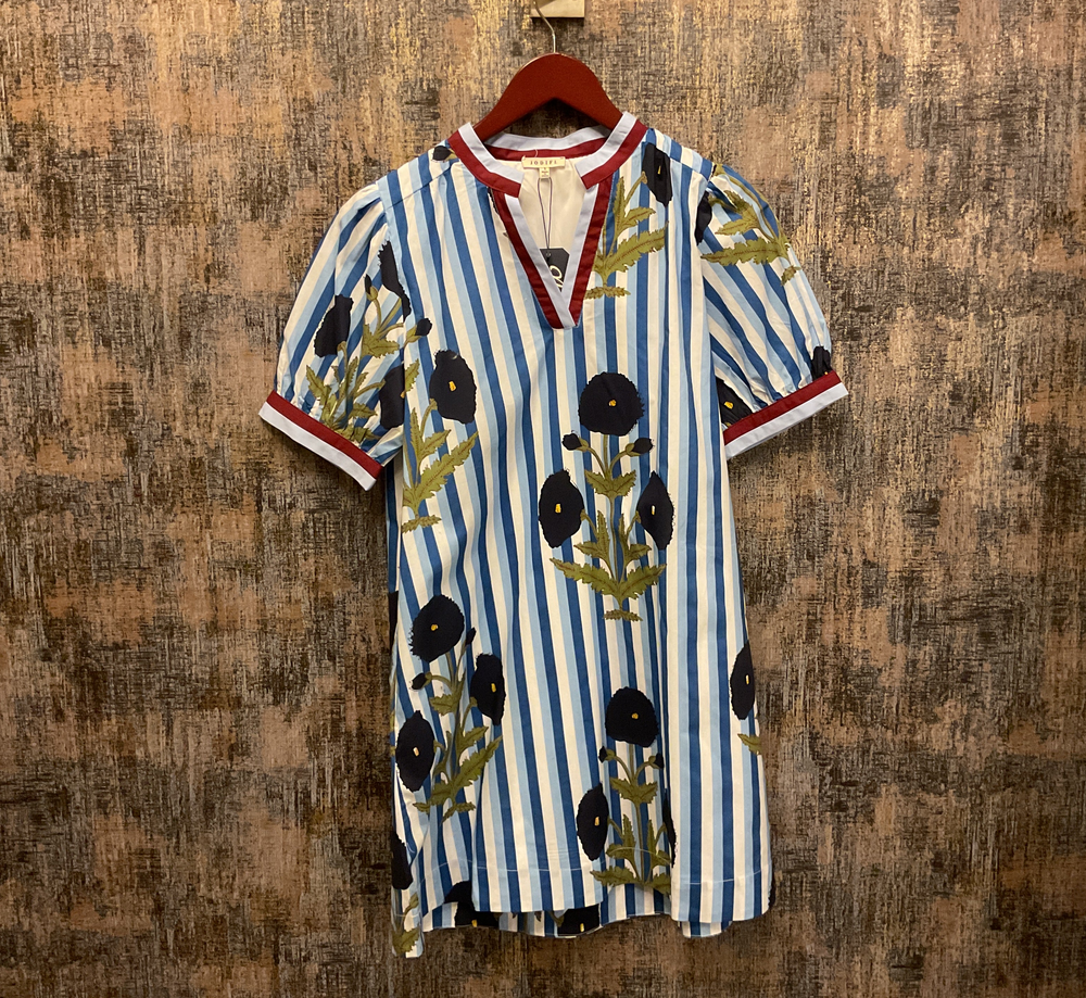 Floral Shift Mini Dress