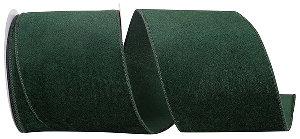 VELVET PLUSH DESIGNER WIRED EDGE RIBBON