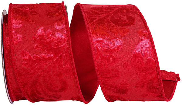 VELVET FILIGREE DELUXE WIRED EDGE RIBBON