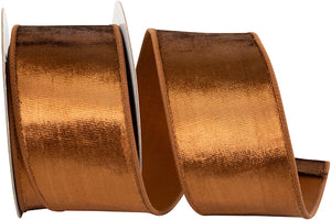 Velvet Colors Plush Deluxe Backed Wired Edge Ribbon