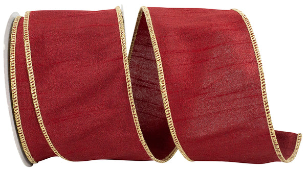 2.5" Dupioni Colors Deluxe Wired Edge Ribbon