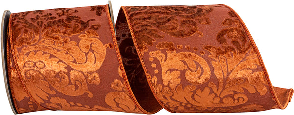 Velvet Filigree Deluxe Wired Edge Ribbon
