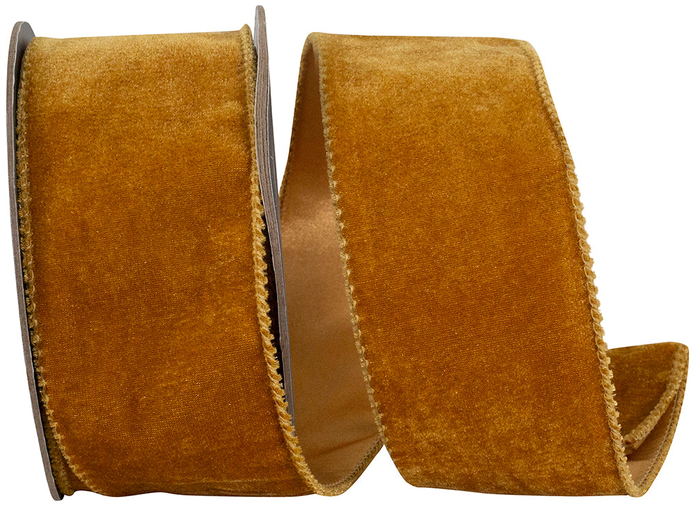 CARAMEL LUXE PLUSH VELVET RIBBON