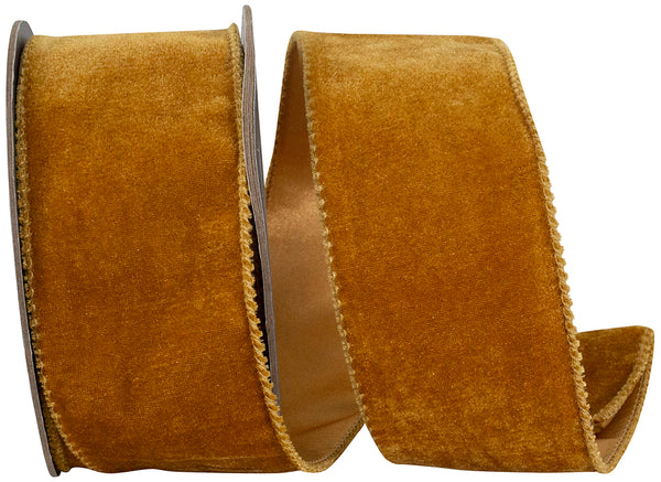 CARAMEL LUXE PLUSH VELVET RIBBON