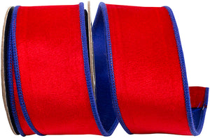 Velvet Touch Deluxe Dupioni Backed Wired Edge Ribbon