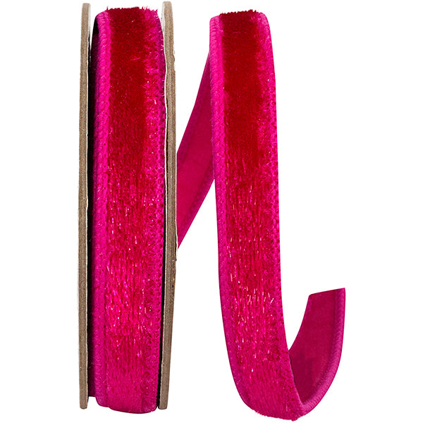 Velvet Sheen Plush Deluxe Backed Wired Edge Ribbon