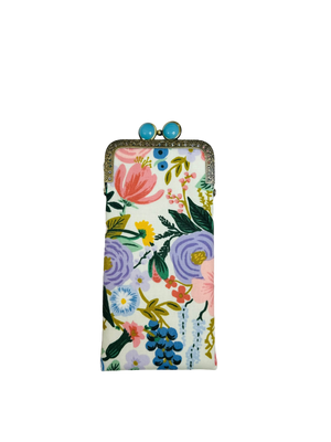 Kiki & Syds Eyeglass Case - Garden Party Ivory