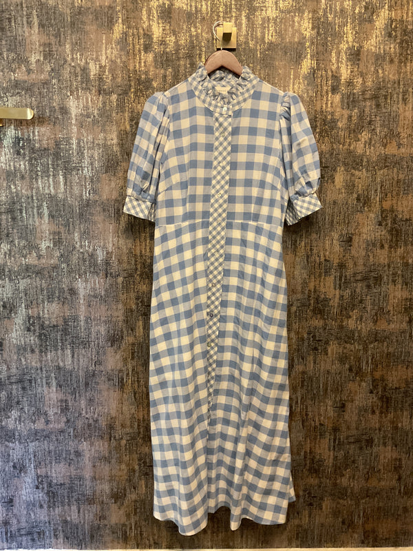 Gingham Midi Dress