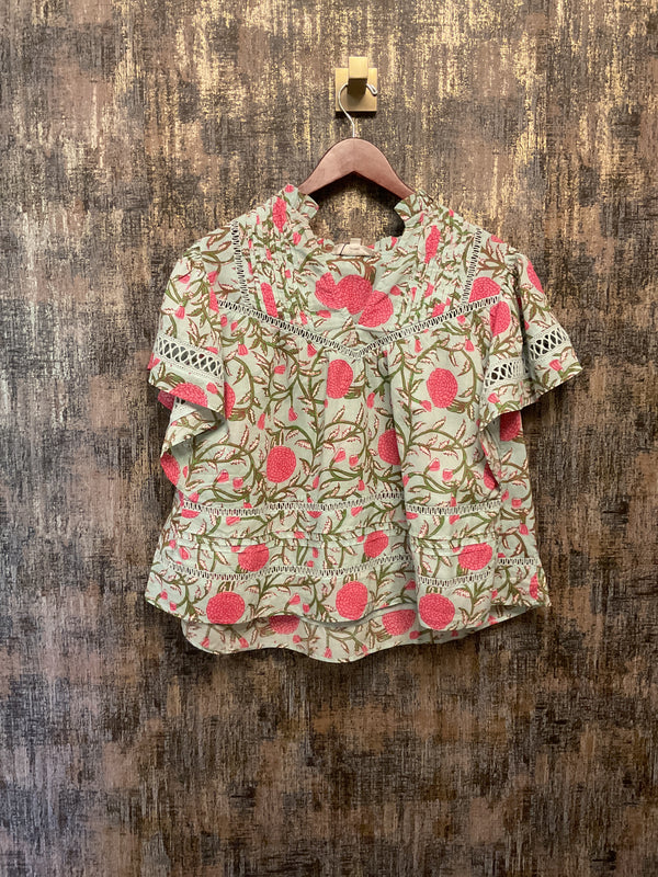 Flutter Sleeve Top