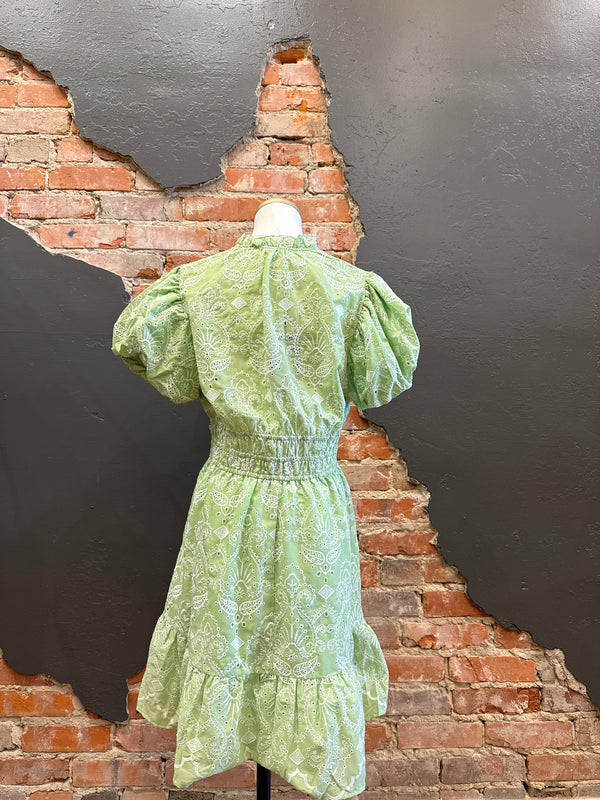 Rinsed Washed Eyelet Dress