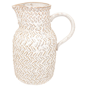 Textured Soneware Pitcher