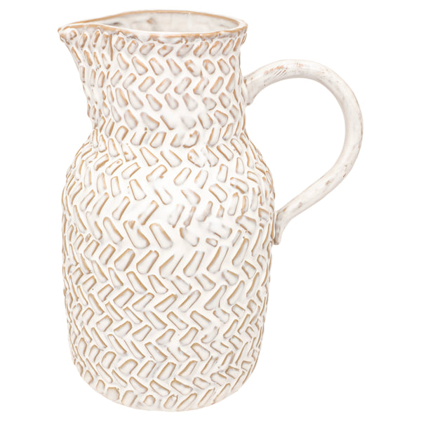 Textured Soneware Pitcher