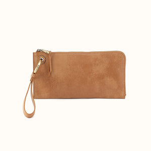 Jett Wristlet In Buffed Leather