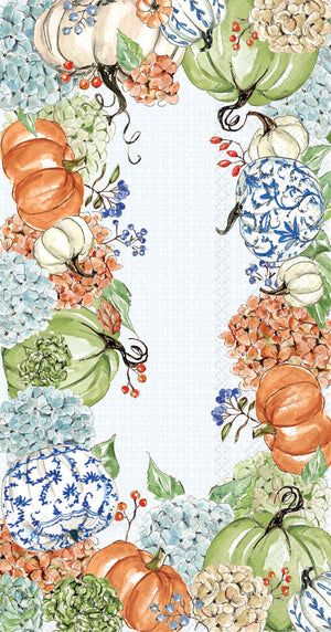 Fall Hydrangea Allover Guest Towel