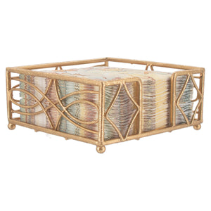 Gold Leaf Wave Cocktail Caddy
