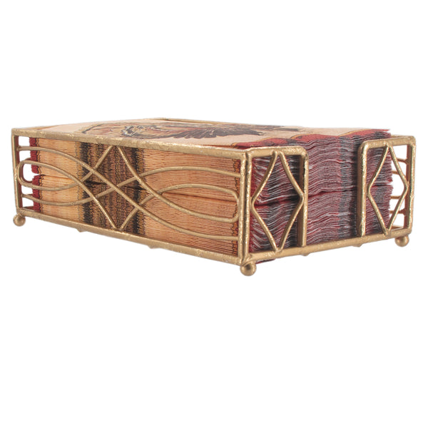 Gold Leaf Wave Guest Caddy