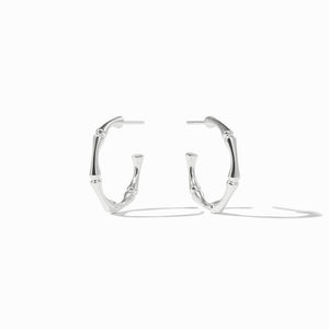 Silver Bamboo Hoop