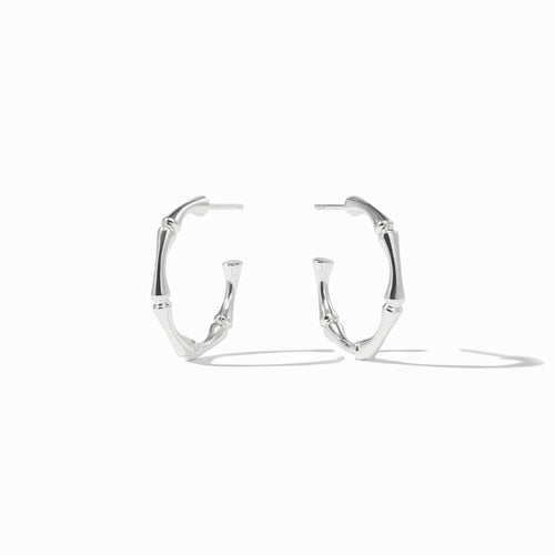 Silver Bamboo Hoop