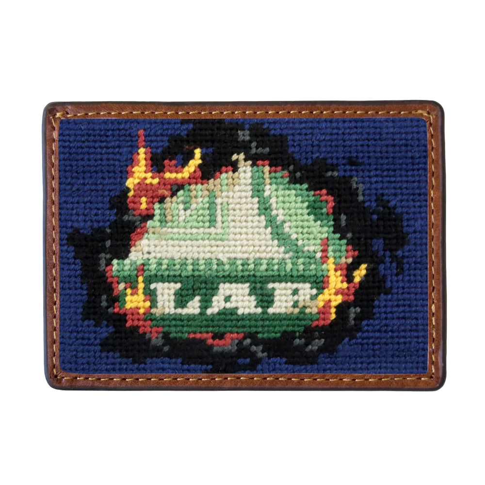 Burning a Hole Card Wallet