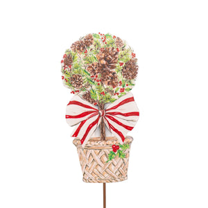 Traditional Pinecone Topiary