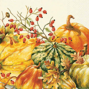 Calabaza Cocktail Napkin cream