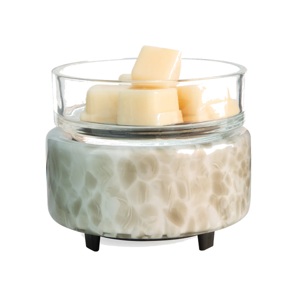2-in-1 Classic Warmer Swirl Glass
