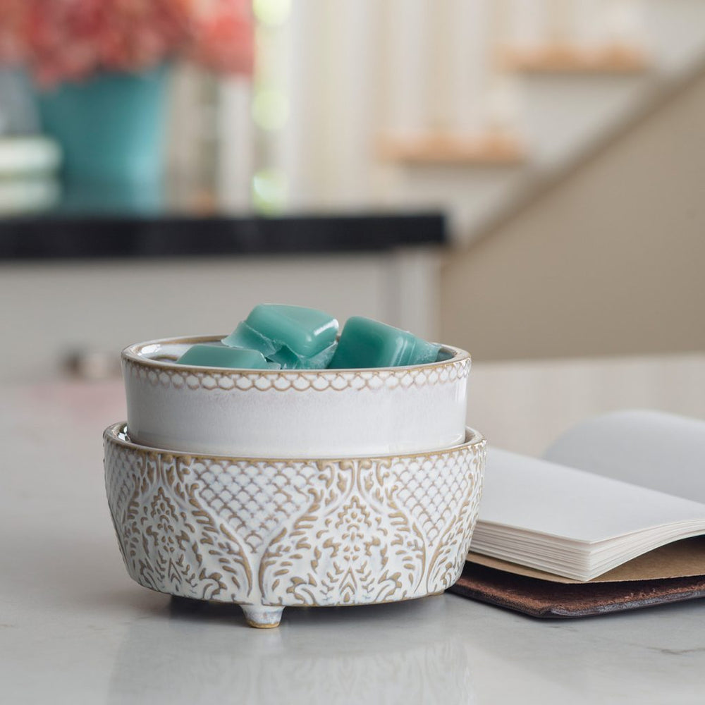 2-in-1 Classic Warmer Vintage White