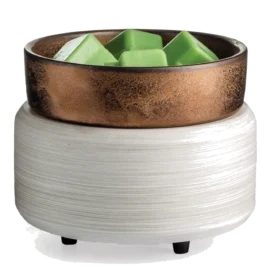 White Washed Bronze 2-in-1 Fragrance Warmer